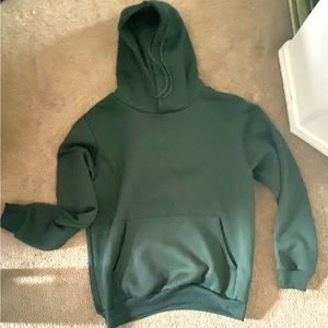 Green blank hoodie